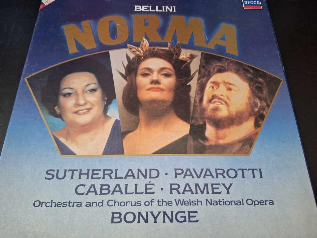 Bellini / Bonynge - Norma Box 3 x Lp's Vinyl, Ophalen, Gebruikt, Opera of Operette, Romantiek