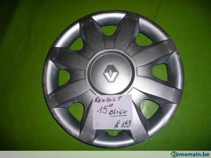 wieldoppen Renault 15" model oligo (n° 153) 1st, Gebruikt, 15 inch, Velg(en), Ophalen of Verzenden