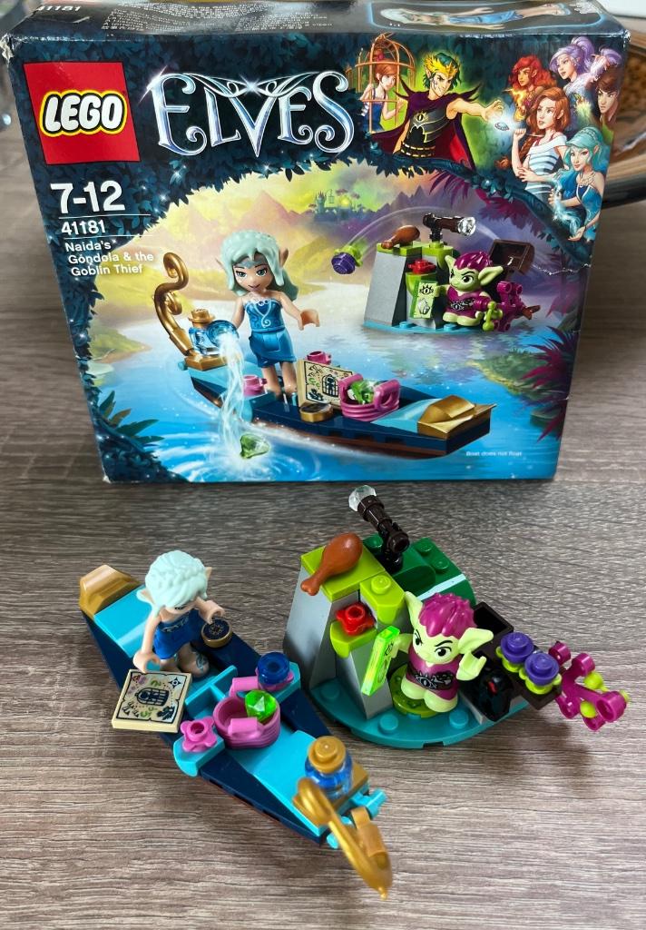 Lego elves 41181 Naida’s Gondola & the Goblin Thief, Enlèvement ou Envoi, Utilisé, Ensemble complet, Lego