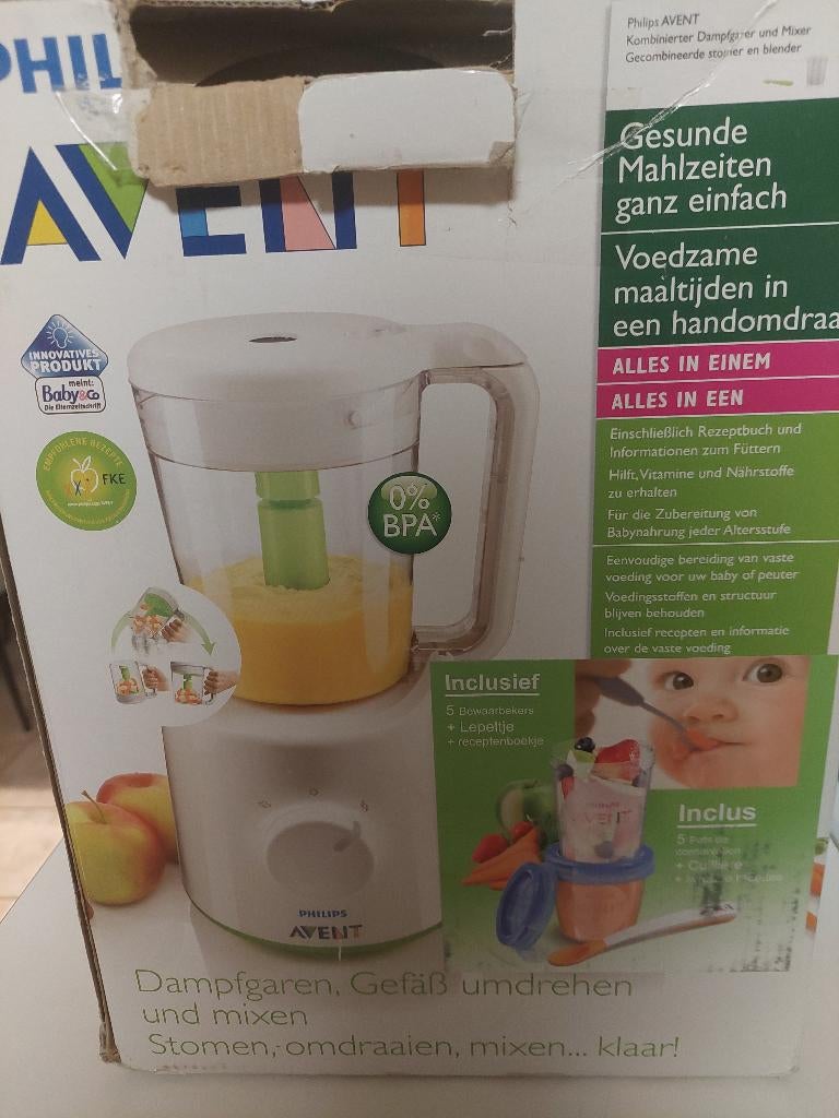 Avent phillips stoomkoker en mixer, Kinderen en Baby's, Babyvoeding en Toebehoren, Ophalen, Gebruikt, Overige typen