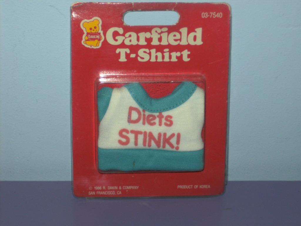 Vintage garfield t-shirt. (dakin 1986), Verzamelen, Ophalen of Verzenden, Garfield, Nieuw