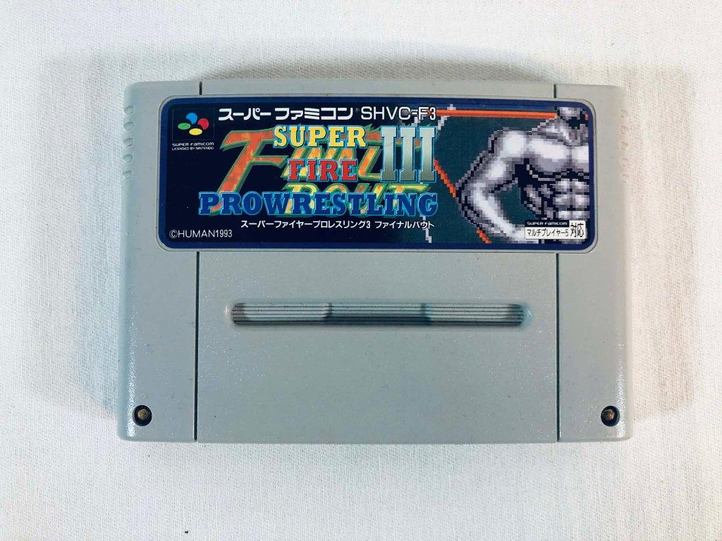 Super Fire ProWrestling III SFC JAP Jeu Loose Très bon état, Games en Spelcomputers, Games | Nintendo Super NES, Gebruikt, Vechten