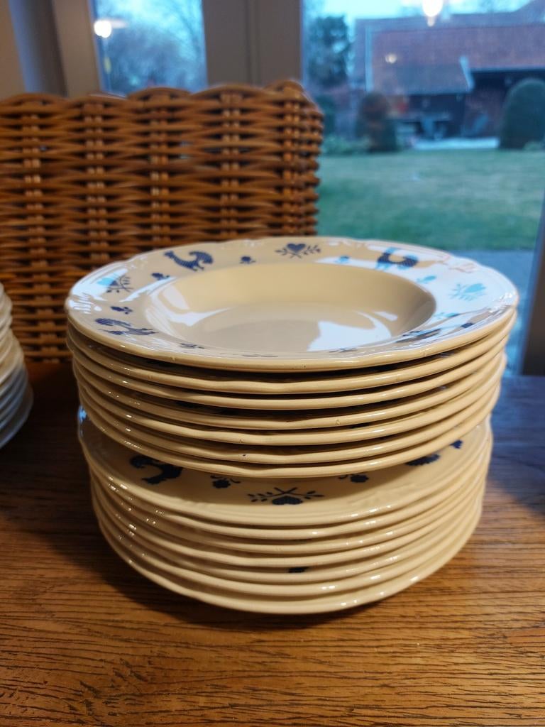 Boch Chantecler/Haantjes 7 assiettes, Maison & Meubles, Enlèvement ou Envoi