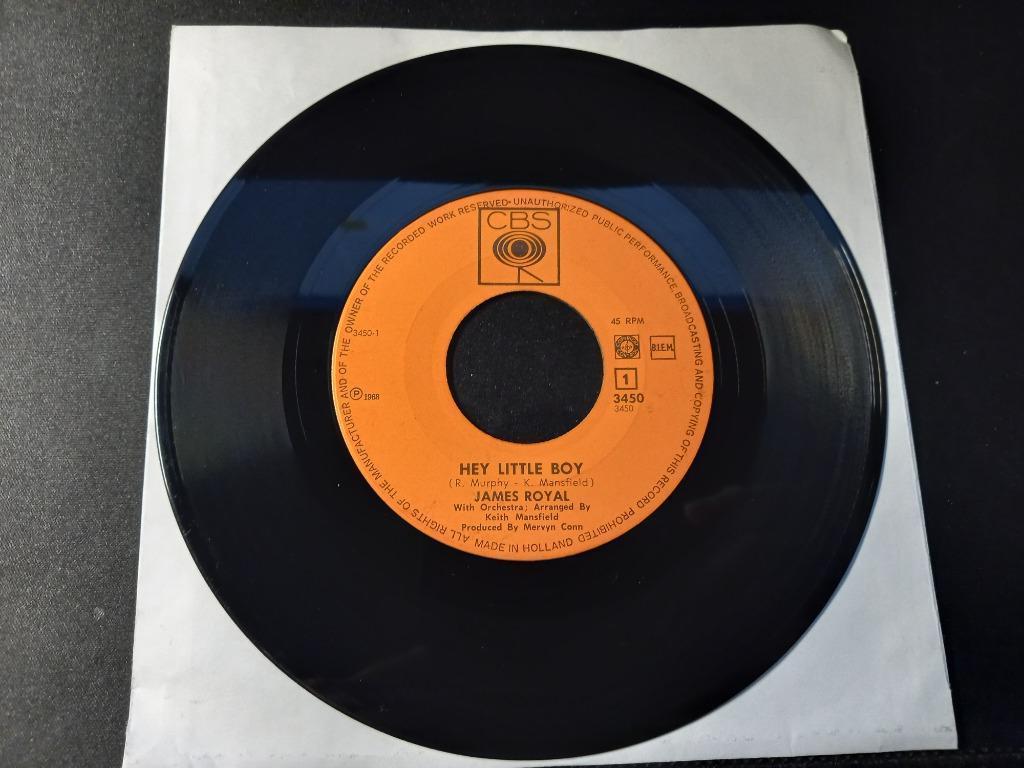James Royal — Hey Little Boy '7 Northern Soul, Single, Comme neuf, 7 pouces, R&B et Soul