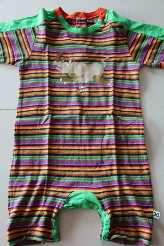 Unisex zomerpyjama Woody - mt 80, Kinderen en Baby's, Nacht- of Onderkleding, Jongetje of Meisje, Ophalen of Verzenden, Zo goed als nieuw