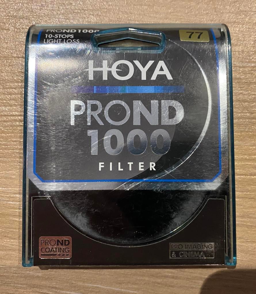 Filtre HOYA ND1000 - 77mm, TV, Hi-fi & Vidéo, Enlèvement ou Envoi, Comme neuf