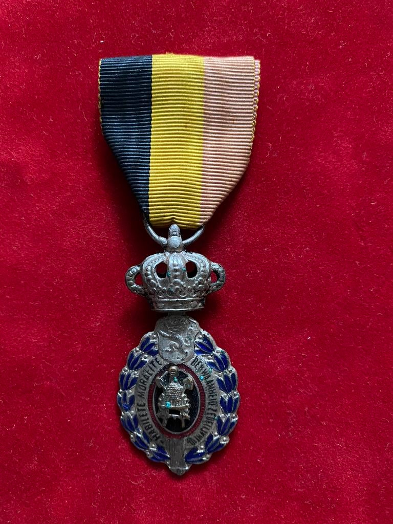 Nationale Burgerlijke anciënniteit medaille van de arbeid, Verzamelen, Ophalen of Verzenden, Overige soorten, Lintje, Medaille of Wings