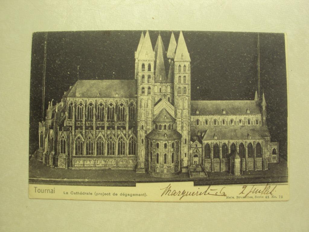 49975 - TOURNAI- LA CATHEDRALE - PROJET DE DEGAGEMENT, Ophalen of Verzenden