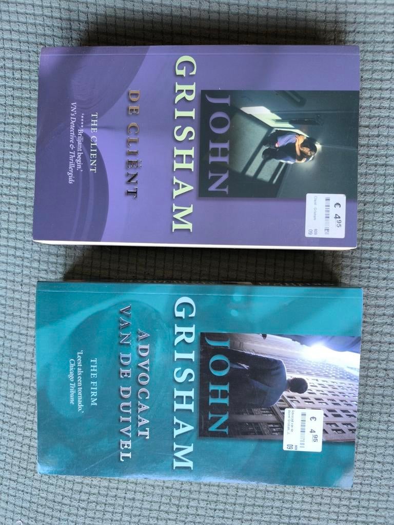 2 boeken van John Grisham, Ophalen of Verzenden, Zo goed als nieuw, John Grisham