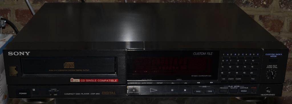Sony CDP-950 CD-spelers, Ophalen, Sony