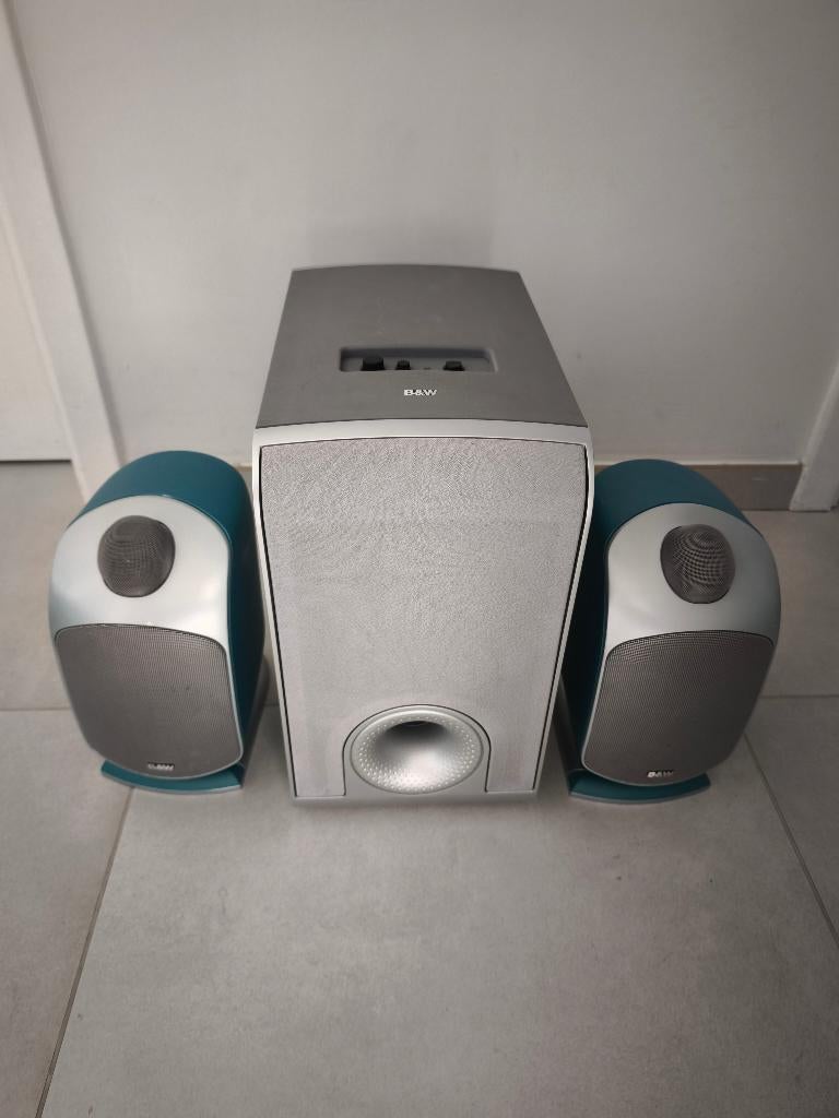 Systeme 2.1 Bowers & Wilkins, Audio, Tv en Foto, Luidsprekerboxen, Ophalen, Gebruikt, Subwoofer, 60 tot 120 watt
