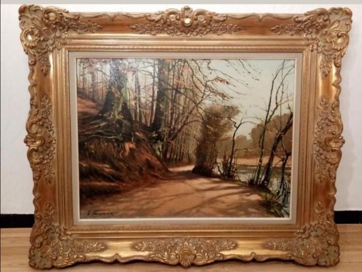Lot 8 tableaux d'artist belge Louis Garot(1875-1936), Enlèvement ou Envoi