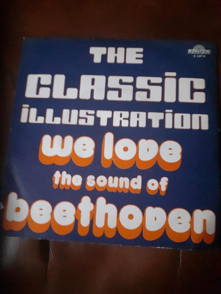 45T Classic Illustration : the sound of Beethoven (Belpop), Cd's en Dvd's, Ophalen of Verzenden