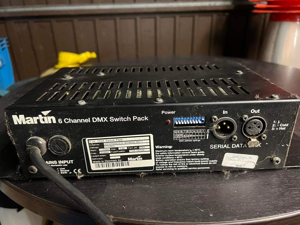 Martin dmx switch pack 6 kanalen, Enlèvement, Comme neuf