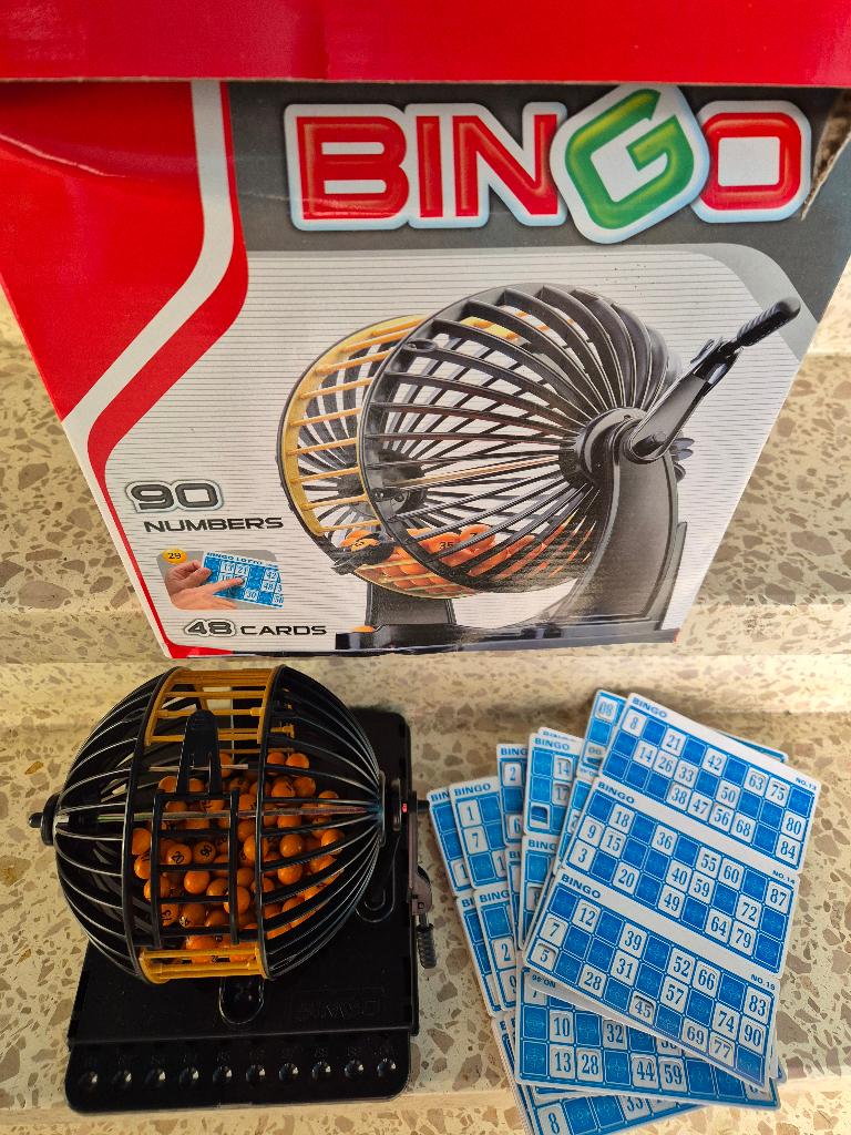 Bingo spel, Vijf spelers of meer, Ophalen, Gebruikt