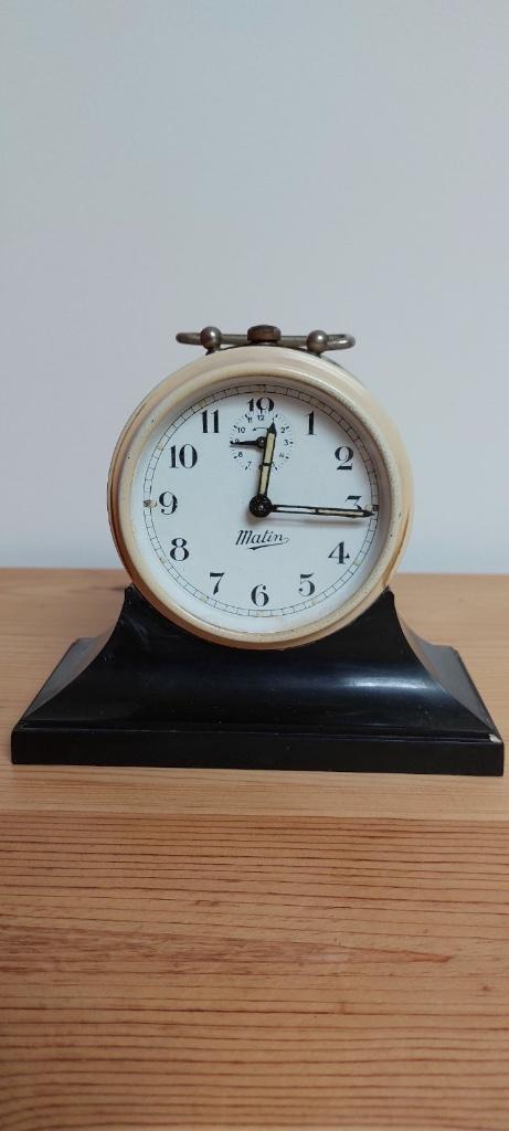 Horloge ancienne de collection des années 30 de marque Matin, Enlèvement