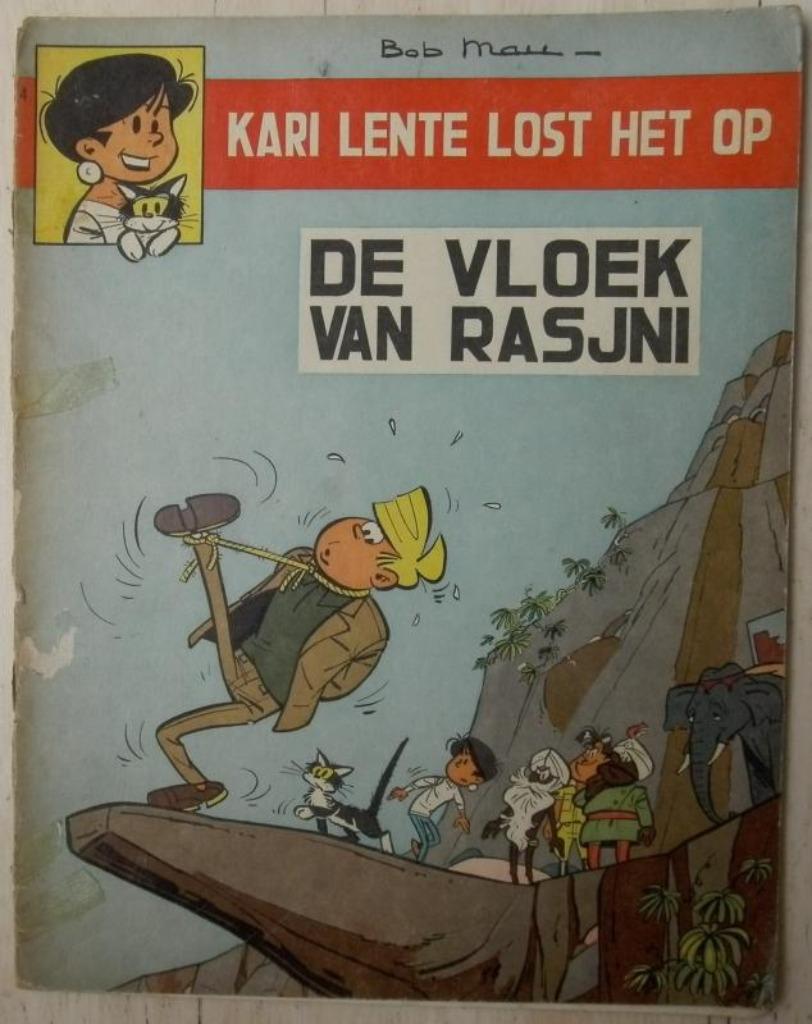 Kari Lente lost het op nr. 4 - De vloek van Rasjni ( 1966 ), Ophalen of Verzenden