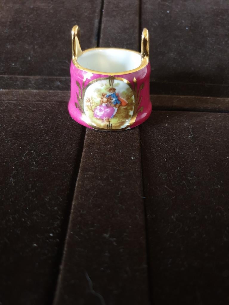 Miniatuur limoges waterput, Antiek en Kunst, Ophalen of Verzenden