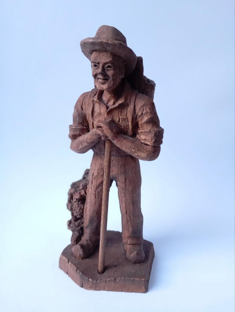 Statue de vigneron, Collections, Enlèvement ou Envoi