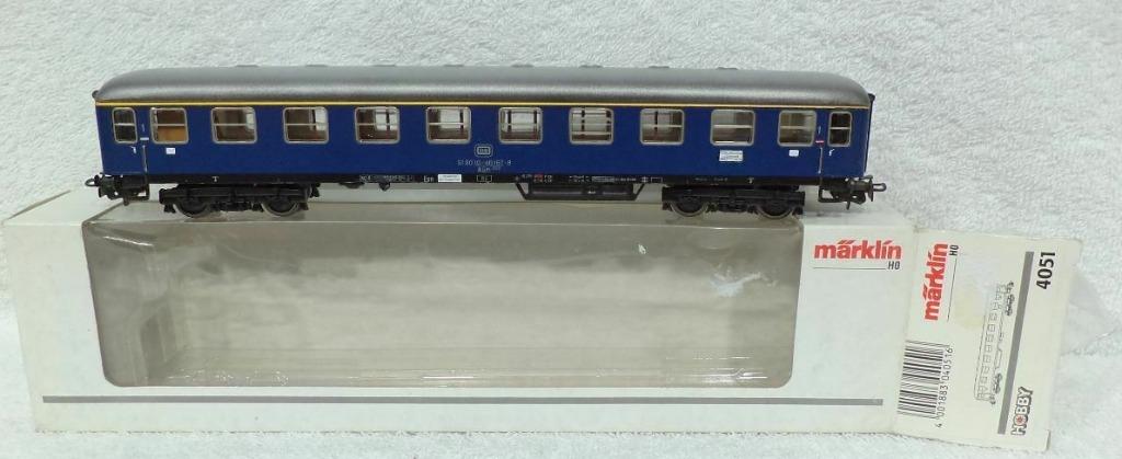 4051 Marklin HO- D-Zugwagen 1re classe/Voiture de passagers, Analogique, Enlèvement ou Envoi, Courant alternatif, Wagon