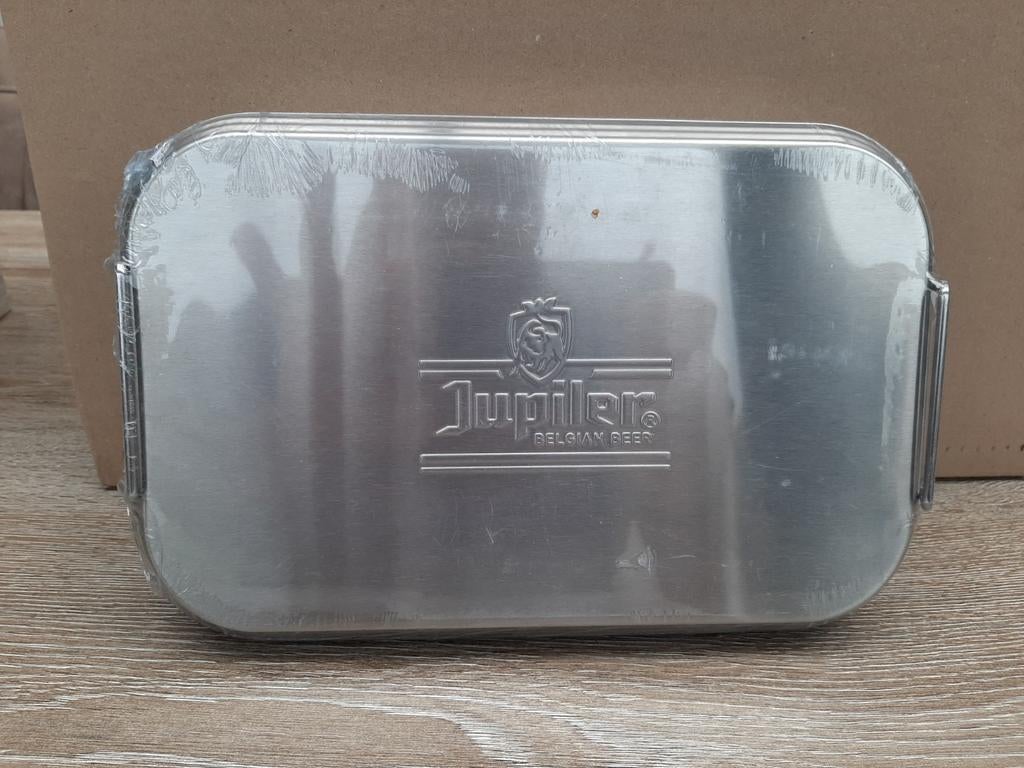 Opbergbox jupiler metaal., Verzamelen, Ophalen of Verzenden, Nieuw, Overige typen, Jupiler