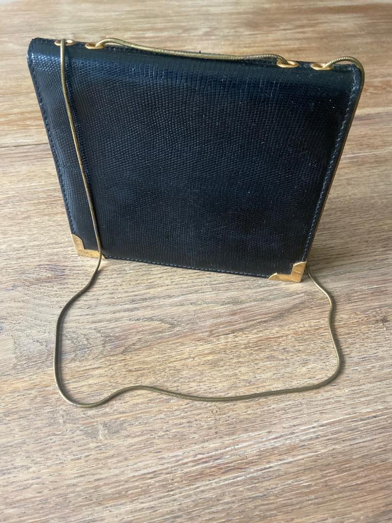Handtasje in lézard(hagedissenleer) vintage, Ophalen