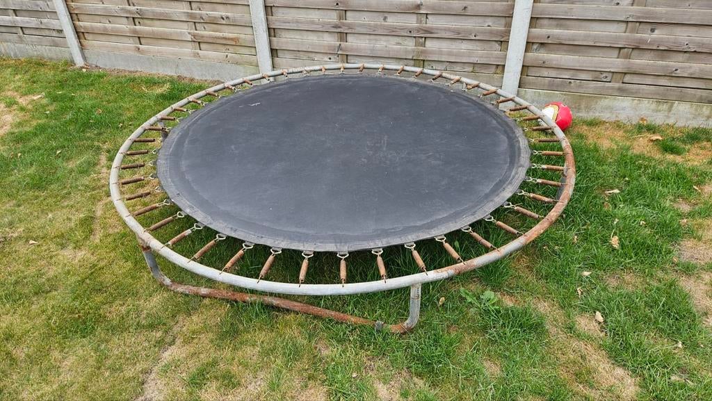 Trampoline doek 2,44m, Ophalen, Zo goed als nieuw