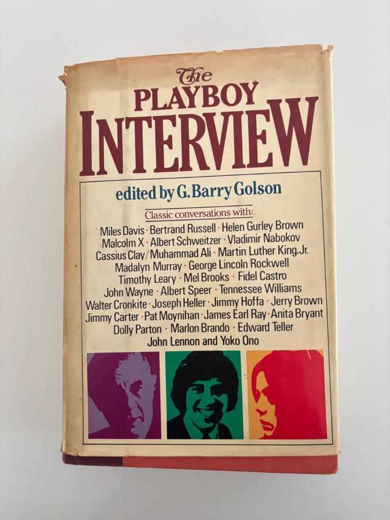 G. Barry Golson The Playboy Interview première édition 1981, Livres, Cinéma, Tv & Médias, Utilisé, Personnages, Enlèvement ou Envoi