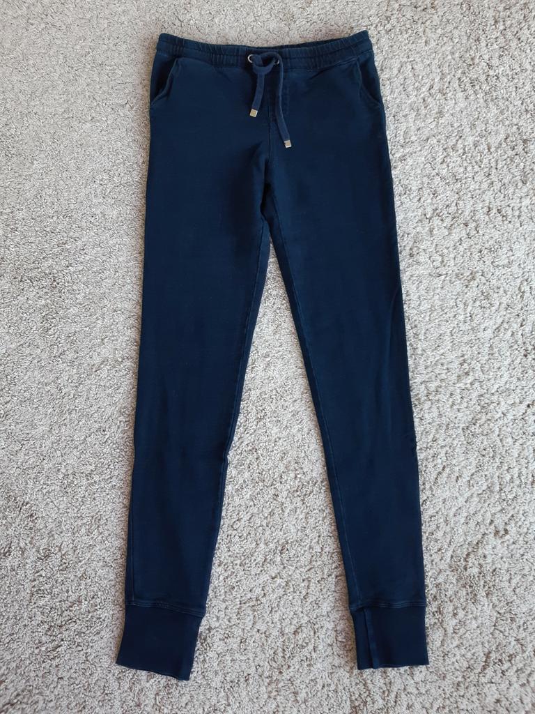 Broek maat XS Bershka donkerblauw, Kinderen en Baby's, Ophalen of Verzenden, Gebruikt, Broek
