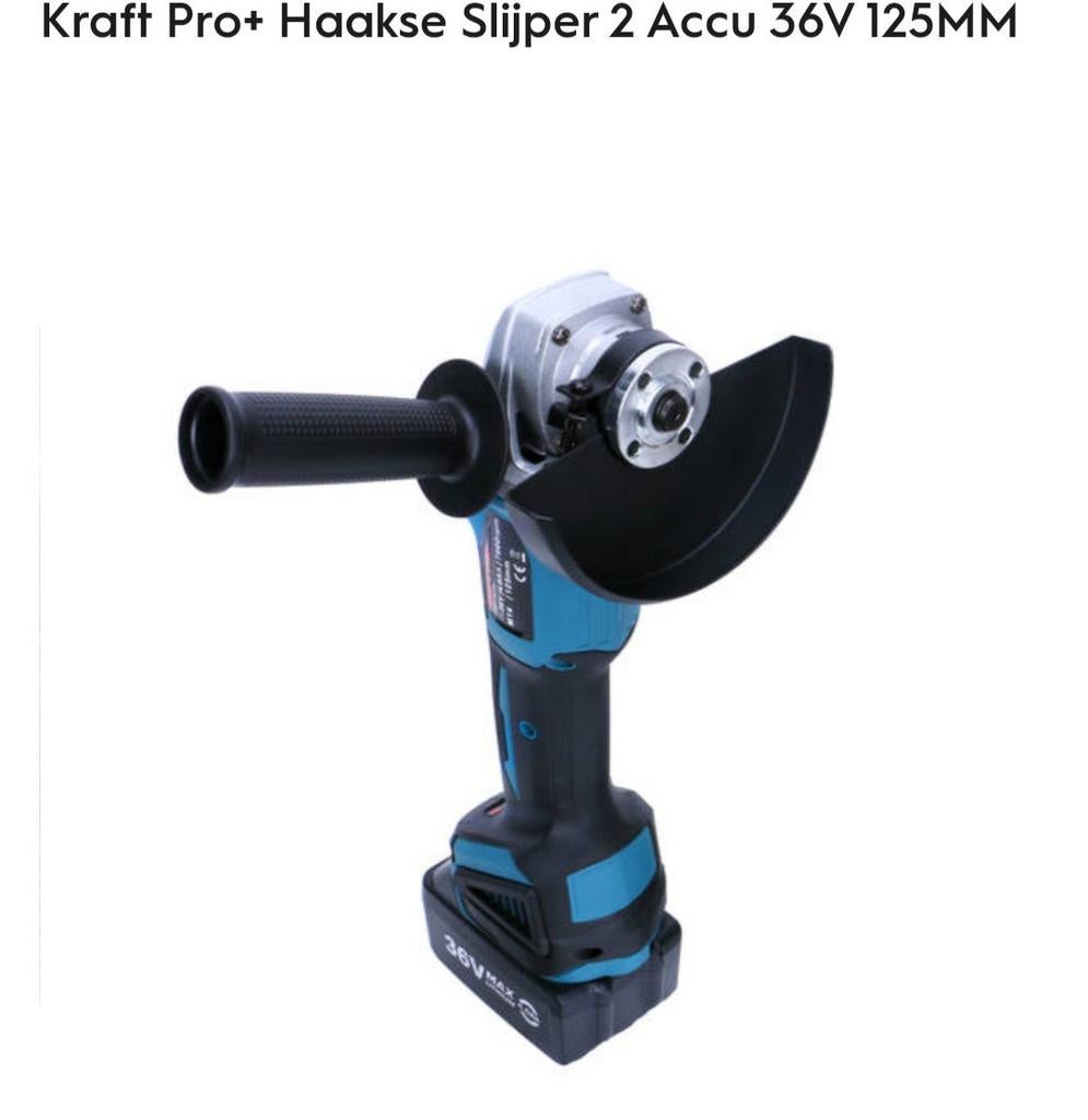Haakse slijper nieuw!! 2x accu nieuw, Ophalen of Verzenden, Nieuw