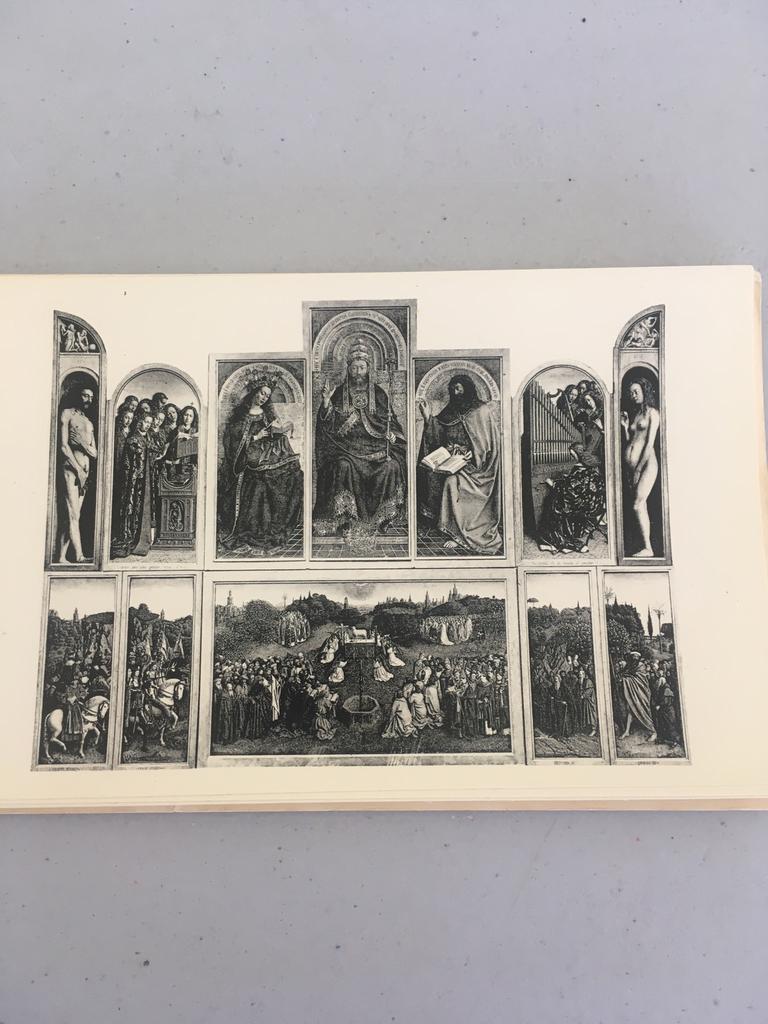 Boekje 16 postkaarten GENT,  HET LAM GODS., Antiek en Kunst, Ophalen of Verzenden