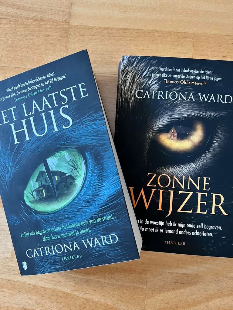 Catriona Ward - 2 boeken: Het laatste huis + Zonnewijzer, Boeken, Ophalen of Verzenden, Zo goed als nieuw, Catriona Ward