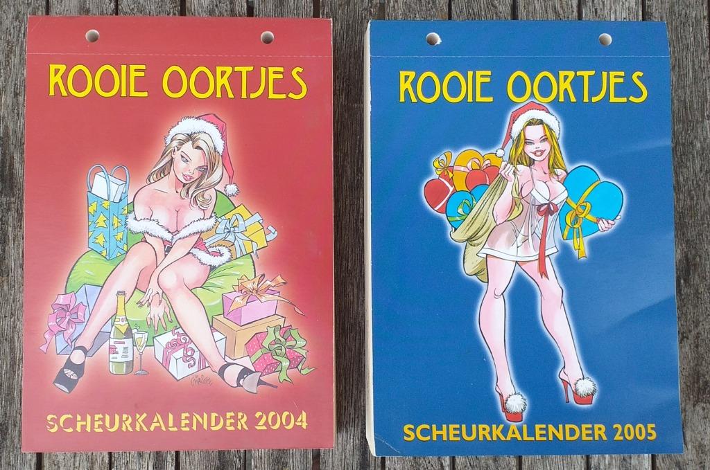 Rode Oortjes scheurkalenders (2x), Ophalen of Verzenden