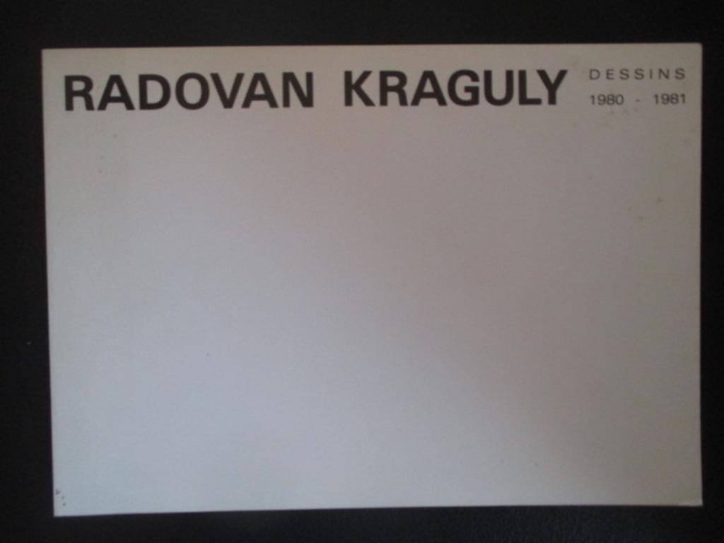 Radovan Kraguly, Peinture et dessin, Enlèvement ou Envoi, Comme neuf, Veranneman