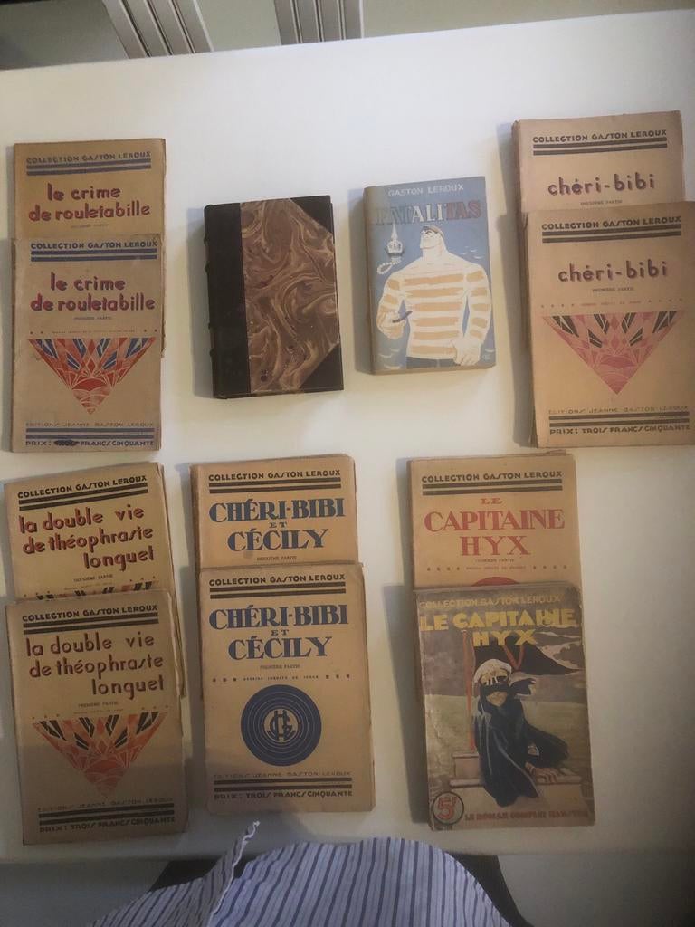 Chéri bibi. Et autres ouvrages. Par Gaston Leroux., Livres, Enlèvement ou Envoi