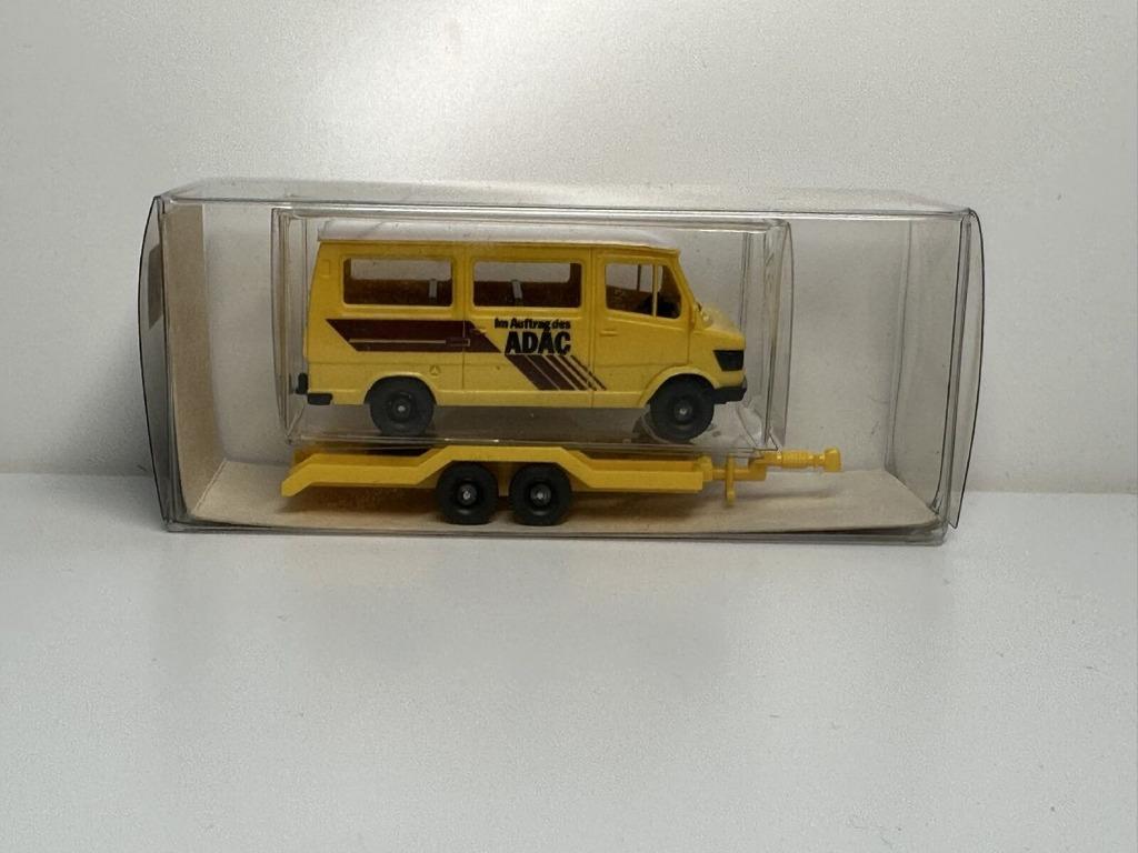 MERCEDES Service ADAC + Remorque 1/87 HO WIKING Germany Neuf, Enlèvement ou Envoi, Neuf, Bus ou Camion, Wiking