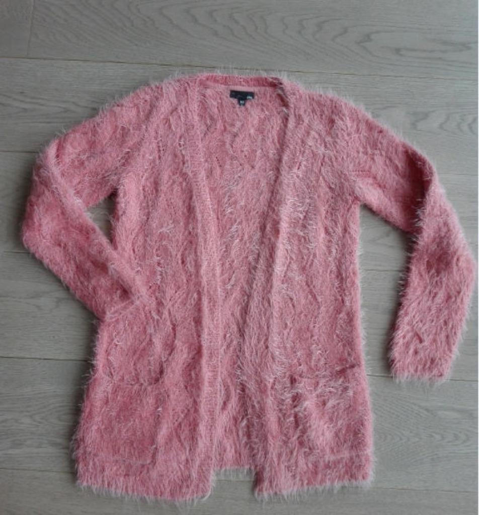 Oranje/roestkleurige en superzachte vest JBC - maat 152, Kinderen en Baby's, Kinderkleding | Maat 152, Meisje, Trui of Vest, JBC