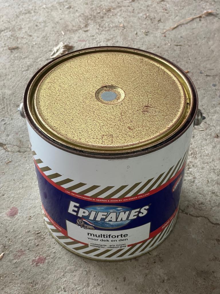 Epifanes Multiforte - gris moyen, 4 litres, Bricolage & Construction, Neuf, Moins de 5 litres, Gris, Enlèvement