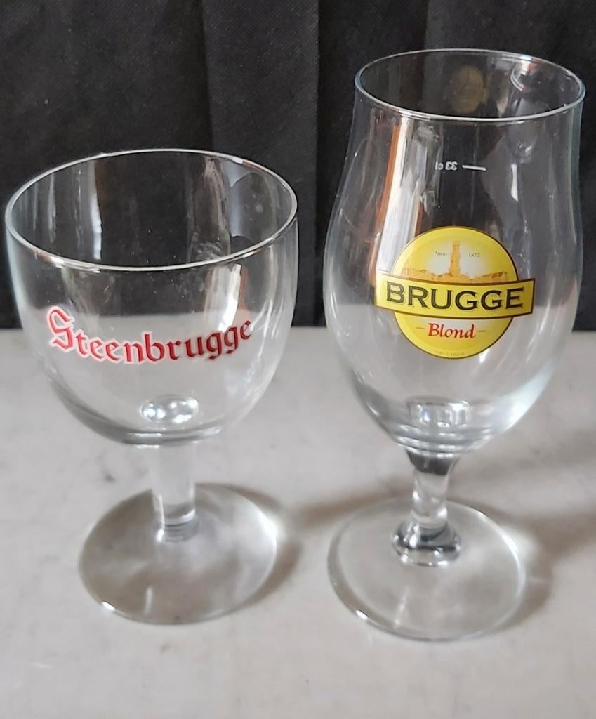 Steenbrugge Brugge blond 2stuks, Verzamelen, Ophalen of Verzenden, Zo goed als nieuw, Palm