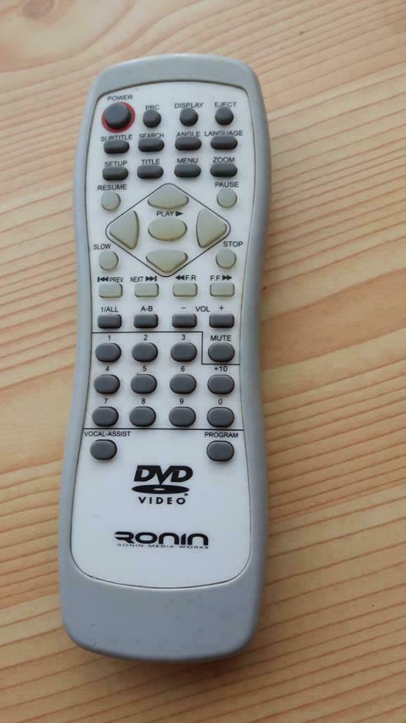 TÉLÉCOMMANDE RONIN DVD VIDEO, Enlèvement ou Envoi, Comme neuf, DVD
