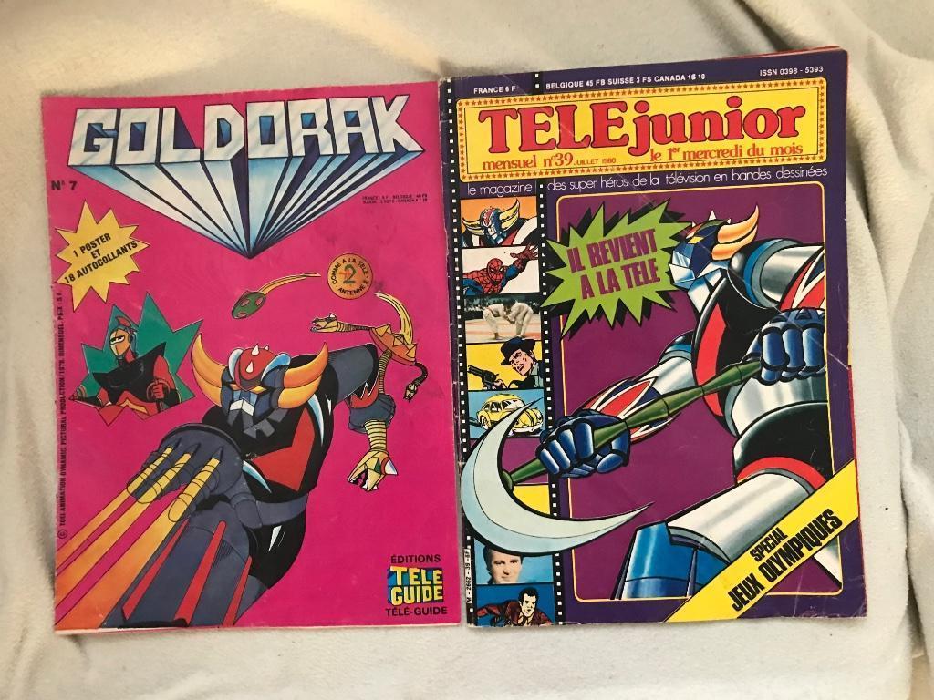 magazines goldorak telejunior tele junior, Enlèvement ou Envoi, Utilisé