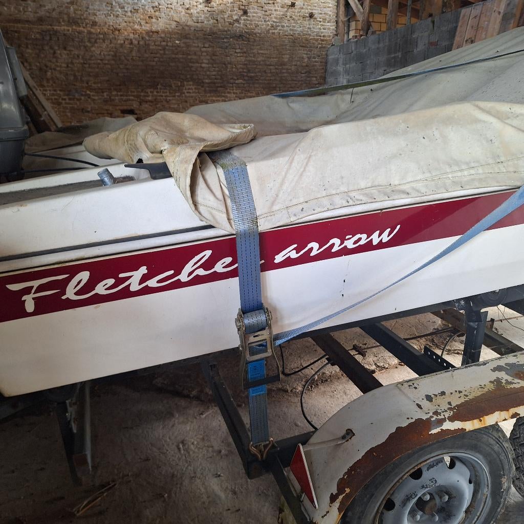 Speedboot Fletcher Arrow, Ophalen, Gebruikt
