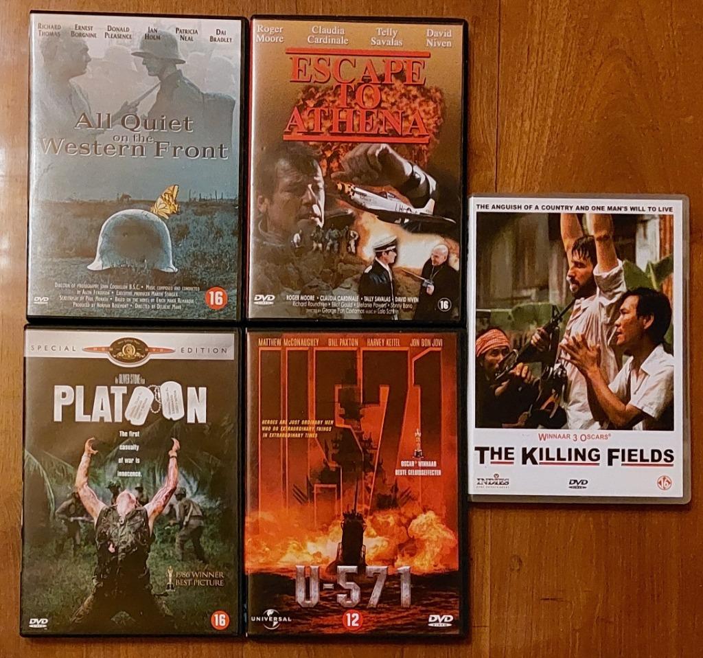 DVD - Oorlog - 5 stuks, Enlèvement ou Envoi, Utilisé