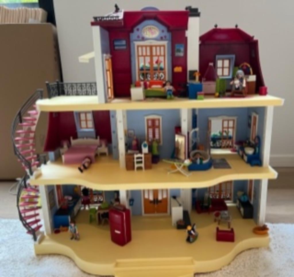 Maison familiale Playmobil, Ophalen, Zo goed als nieuw, Complete set