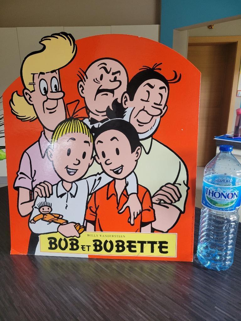 Kartonnen display van BOB en BOBETTE (SUSKE & WISKE), Verzamelen, Ophalen of Verzenden, Suske en Wiske, Zo goed als nieuw, Plaatje, Poster of Sticker