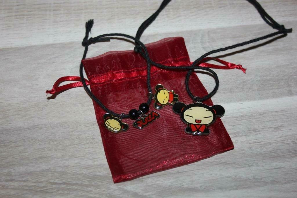 Collier et bracelet PUCCA, Handtassen en Accessoires, Ophalen of Verzenden, Gebruikt, Zwart