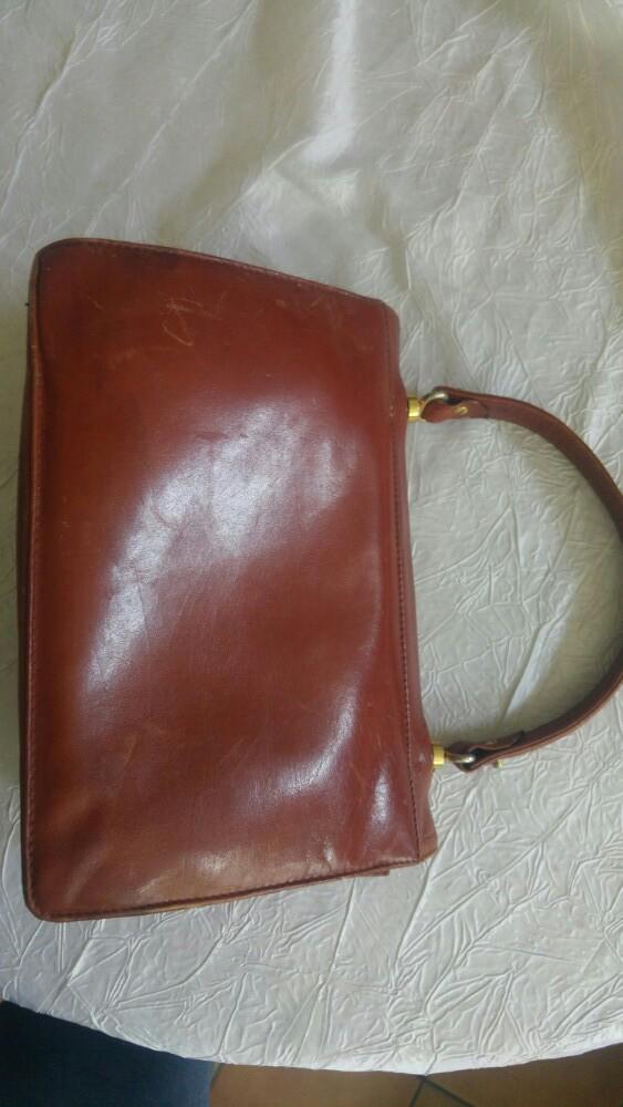 Vintage beau sac femme cuir buffle 1970- 1980, Enlèvement ou Envoi, Comme neuf