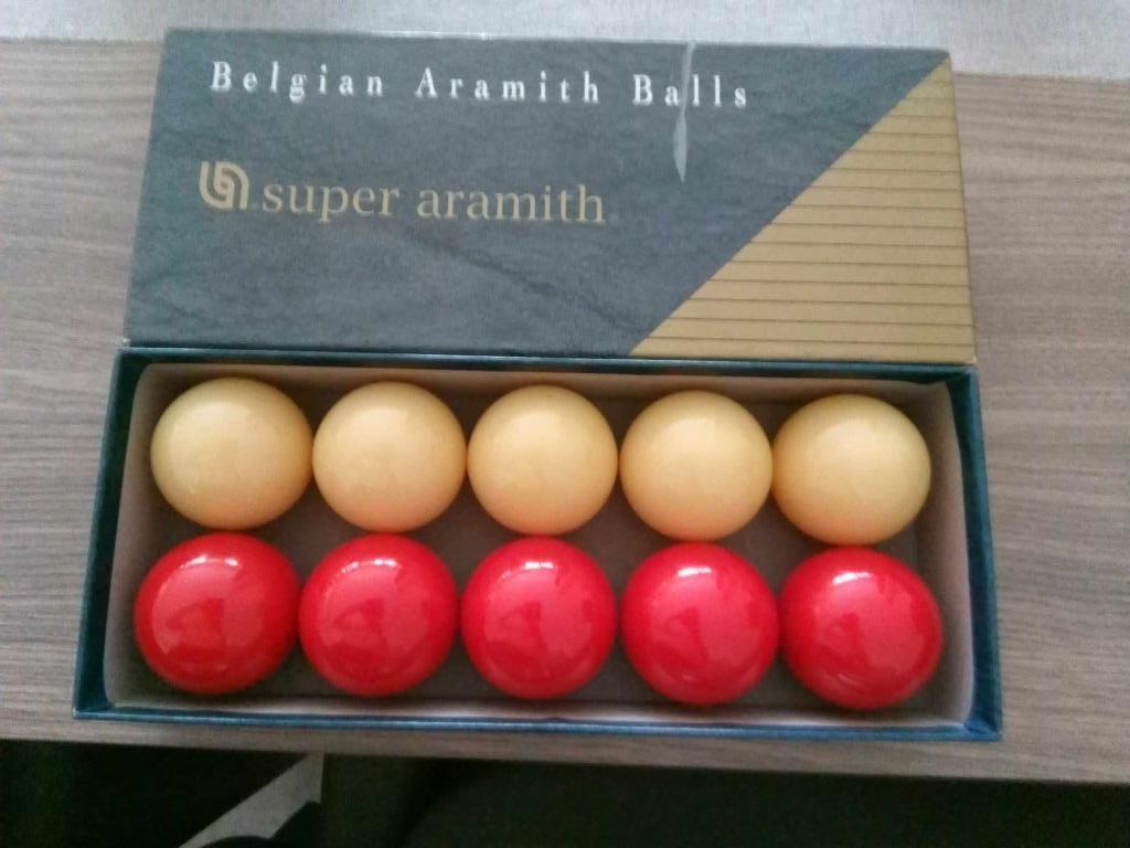 Belgium Aramith balls, Ophalen, Gebruikt
