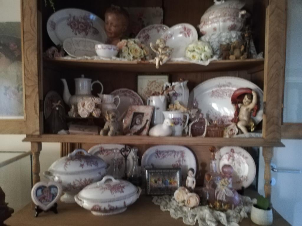 Brocante oud servies, Ophalen of Verzenden