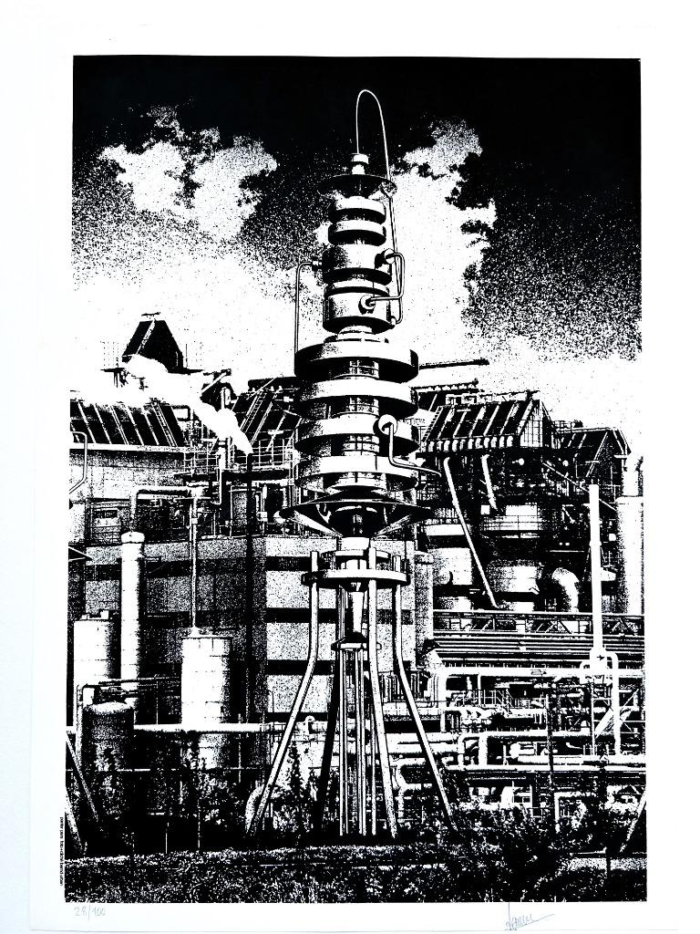 LAURENT LAUWERS - Zeefdruk / SIG - Zwarte Panter - 63 x 44 c, Verzenden